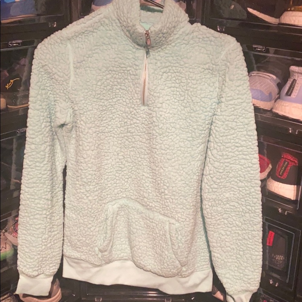 Mint Green Quarterzip